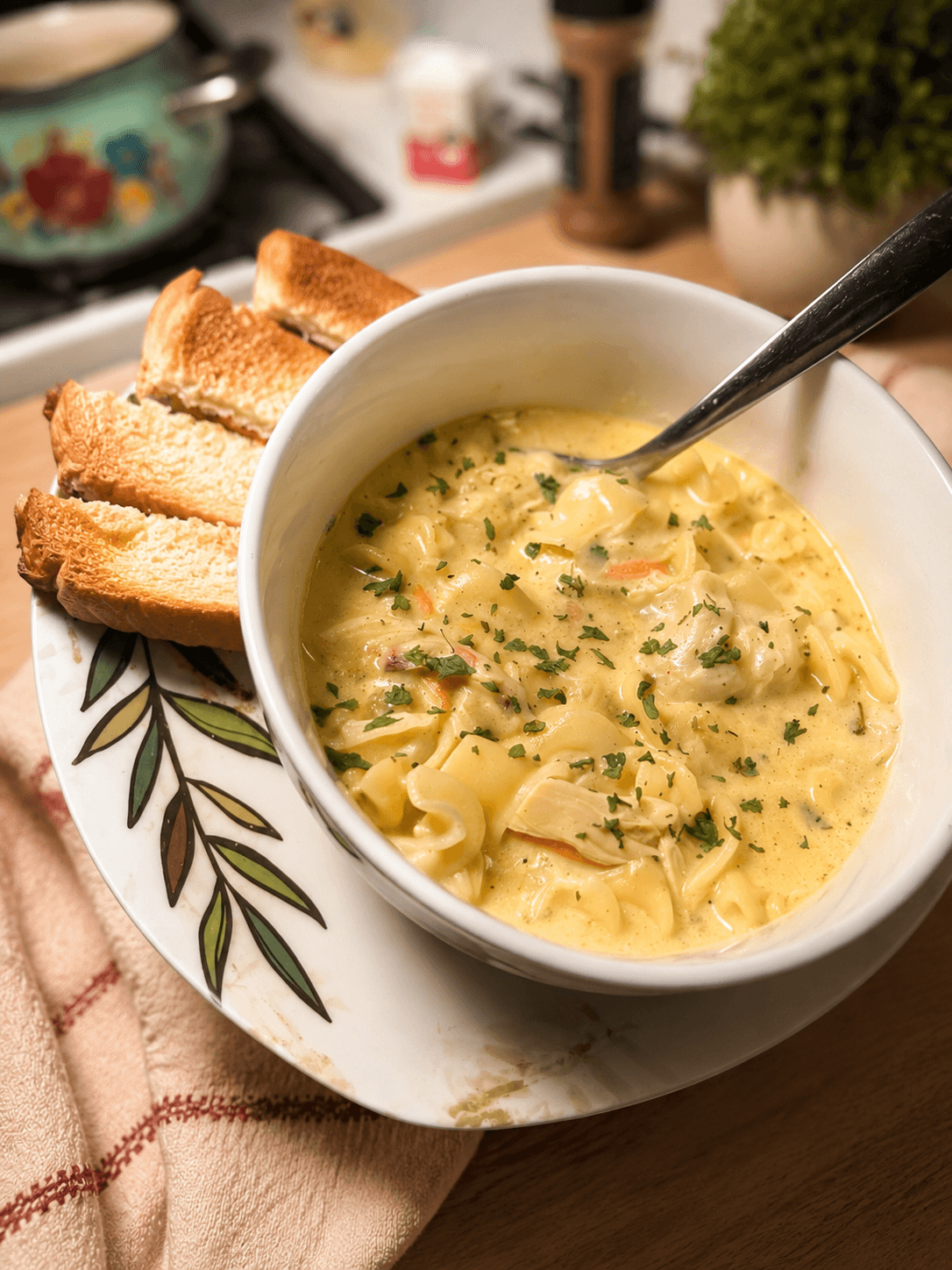 Creamy Chicken Noodle Soup